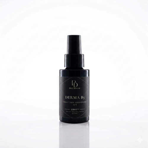 DERMA B3 FACE CREAM PRODUCT IMAGE DAILY SKIN AWAKENING SKIN INTELLIGENCE CRMS NATURAL ORGANIC SKINCARE BEE DIVINE BIOTECH LUXURY BRAND UK