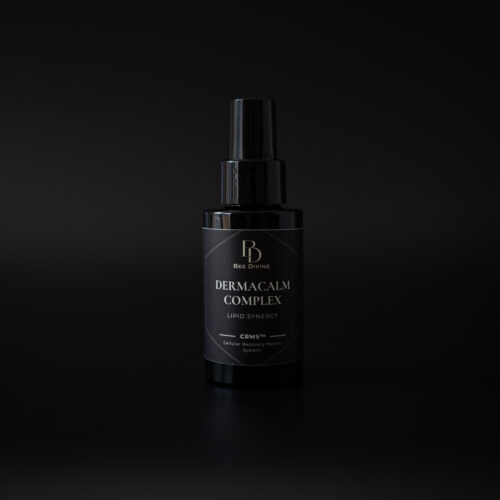 DERMACALM COMPLEX BEE DIVINE NATURAL ORGANIC BIOTECH LUXURY SKINCARE BRAND UK CRMS SKIN INTELLIGENCE SENSITIVE SKIN ECZEMA PRONE REDNESS REACTIVE SKIN