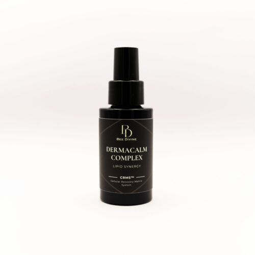 DERMACALM COMPLEX BEE DIVINE NATURAL ORGANIC BIOTECH LUXURY SKINCARE BRAND UK CRMS SKIN INTELLIGENCE SENSITIVE SKIN ECZEMA PRONE REDNESS REACTIVE SKIN