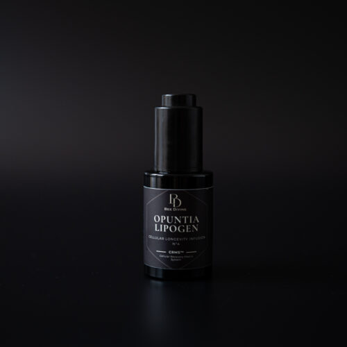 OPUNTIA LIPOGEN CELLULAR LONGEVITY INFUSION FACIAL OIL TREATMENT ORGANIC NATURAL SKINCARE BIOTECH LUXURY BRAND UK BEE DIVINE CRMS SKIN INTELLIGENCE