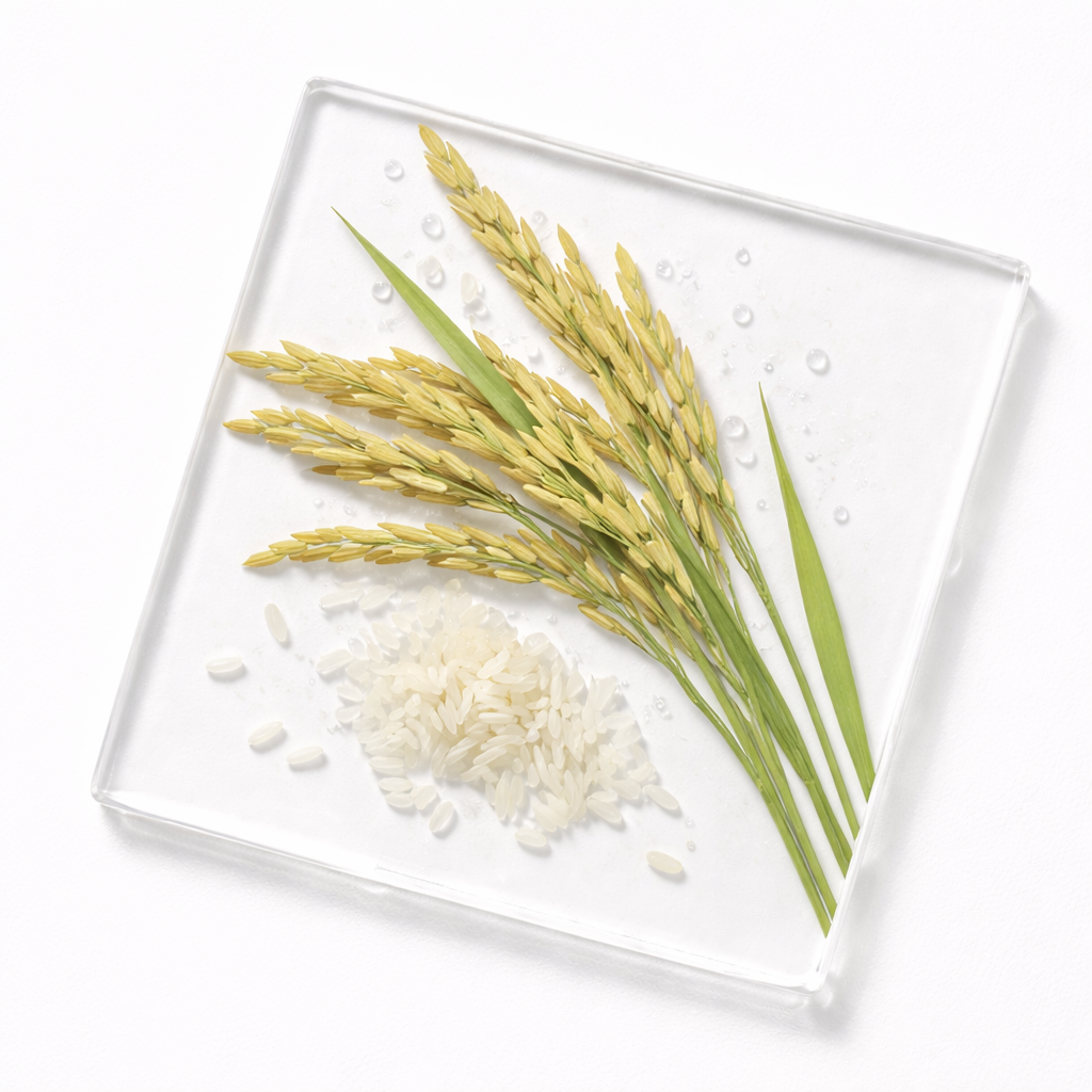 rice bran extract - ingredient bee divine natural organic skincare luxury brand UK Skin Intelligene CRMS