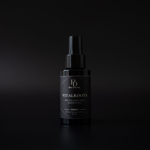 VITALROOTS HAIR GROWTH SERUM SCALP LOSS STRONGER SHINY HAIR LENGTH BEE DIVINE NATURAL ORGANIC SKINCARE CRMS SKIN INTELLIGENCE BIOTECH LUXURY BRAND UK