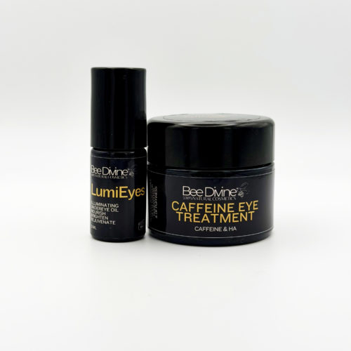 Eye treatment duo brighter eye care bee divine natural organic skincare luxury brand uk CRMS Skin intelligence