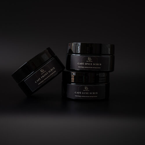 cafe body scrub refined coffee polish bee divine natural organic biotech luxury skincare uk brand crms skin intelligence emulsified scrub