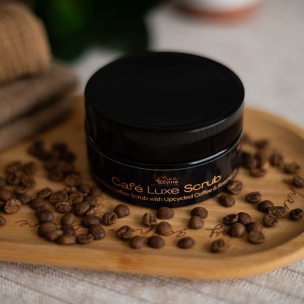 Bee Divine Café Body Scrub with upcycled coffee powder