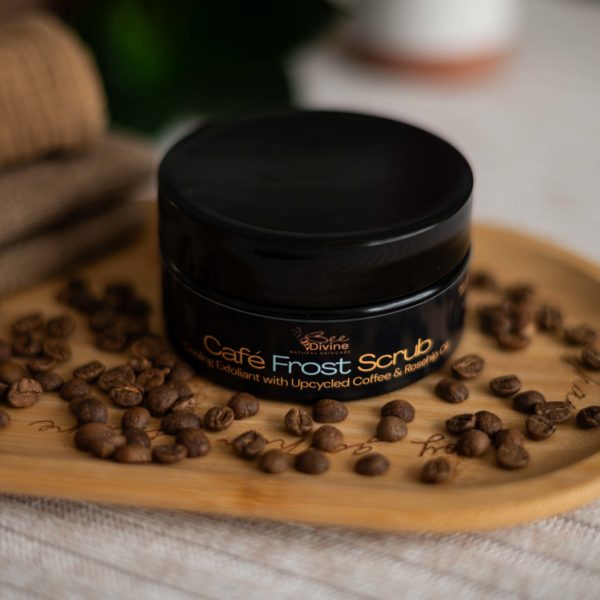Bee Divine Café Body Scrub with upcycled coffee powder