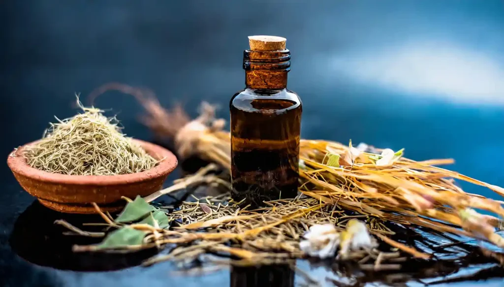 vetiver oil skincare natural and organic Bee Divine cosmetic vegan ingredients skin benefits