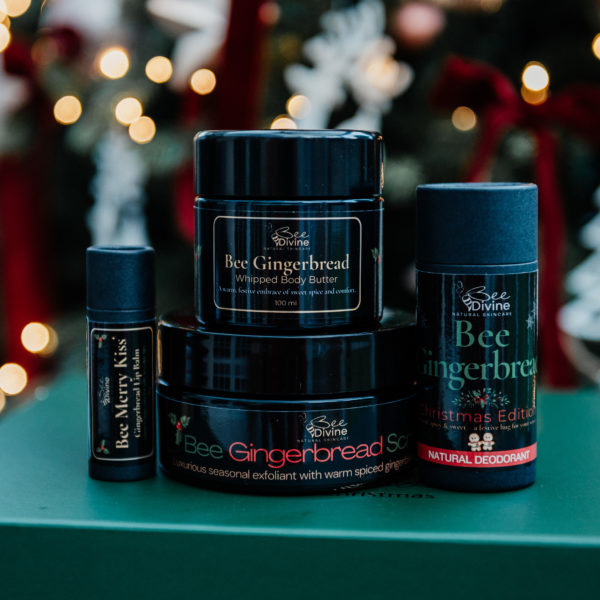 Bee Divine Christmas Box Natural and Organic skincare whole body present gift