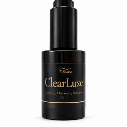 ClearLuxe Brightening serum acne uneven skin tone pigmentation niacinamide bee divine natural and organic skincare Luxury brand uk CRMS Skin intelligence