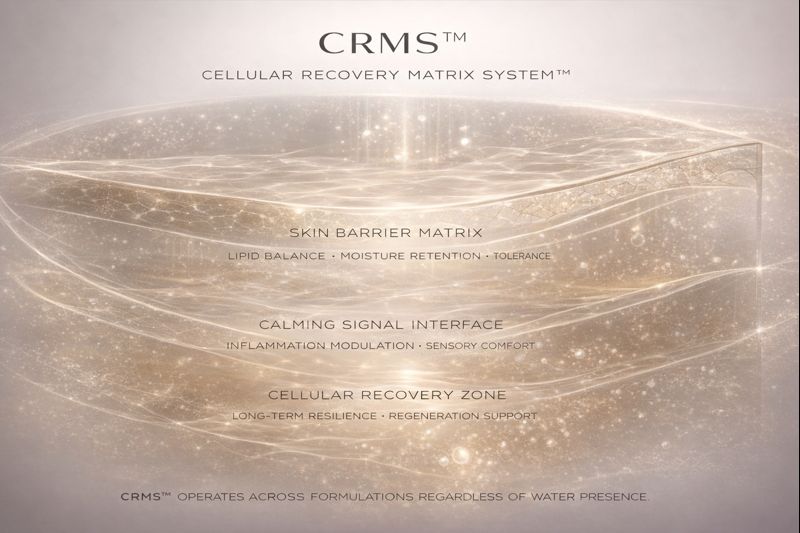 CRMS™ — Calmative Repair Matrix System Bee Divine Luxury Natural Skincare Brand UK Organic Skin Intelligence Sensitive Mature Skin Barrier