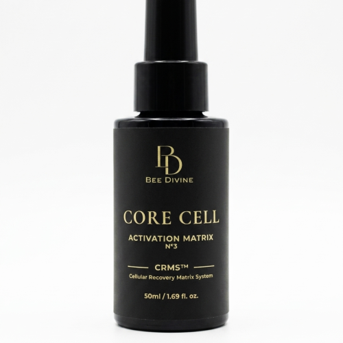 CORE CELL bee divine natural skincare organic luxury biotech brand uk architecture matrix cellular recovery moisturiser face cream UK brand