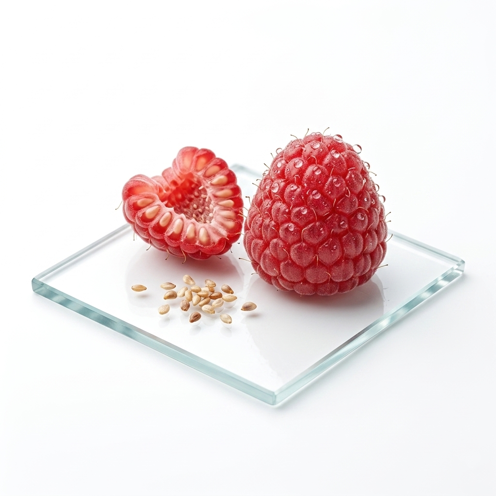 Raspberry seed oil ingredients bee divine natural organic skincare biotech luxury brand uk CRMS Skin intelligence