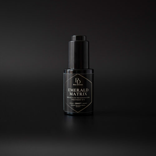 EMERALD MATRIX BEE DIVINE Natural organic skincare biotech luxury brand UK renewing retinol oily serum deep hydration regeneration CRMS SKIN INTELLIGENCE